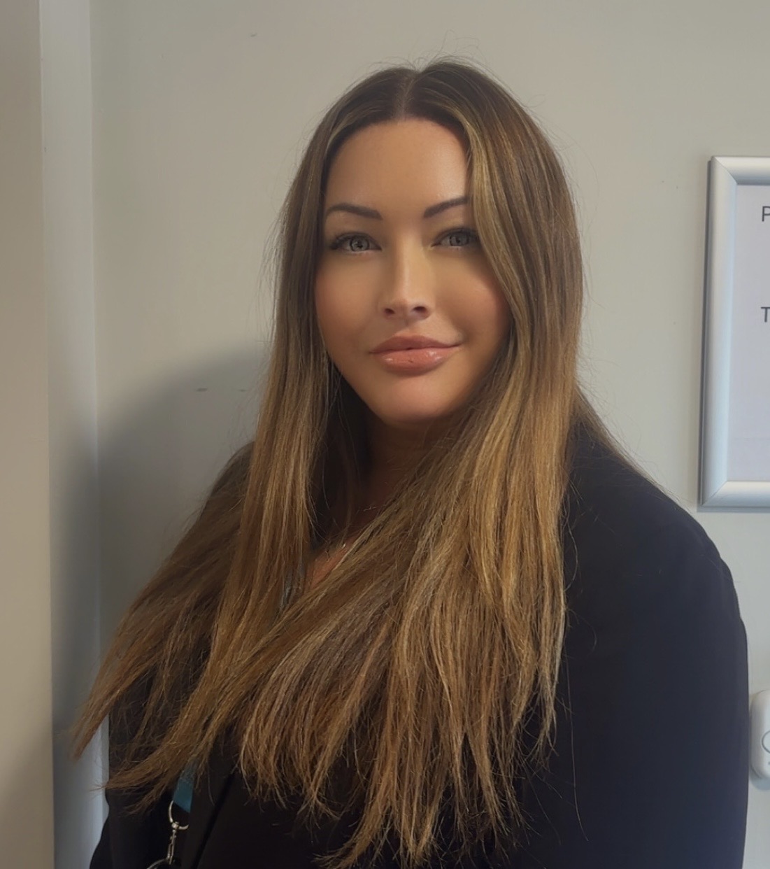 lady looking at camera for staff photo