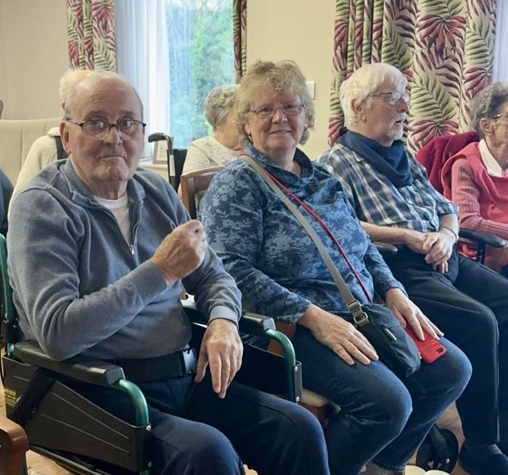 residents sat down