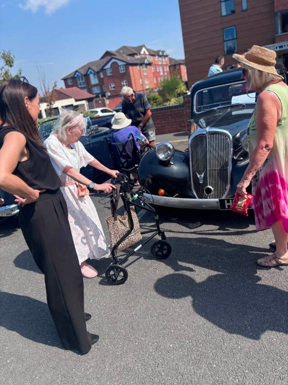residents by car